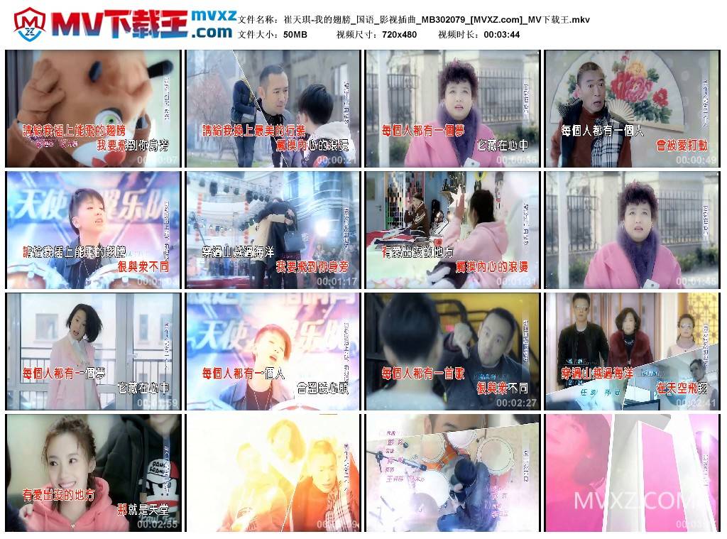 崔天琪-我的翅膀_国语_影视插曲_MB302079